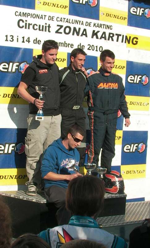 Germ&aacute;n Cabrera alcanza el segundo puesto en la &uacute;ltima prueba del Campeonato Catal&aacute;n de Karting.